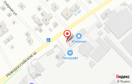 Делюкс в Новороссийске на карте