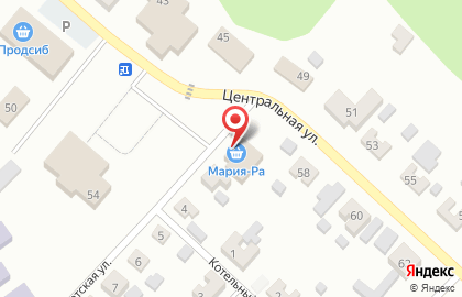 Супермаркет Мария-Ра на Советской улице на карте