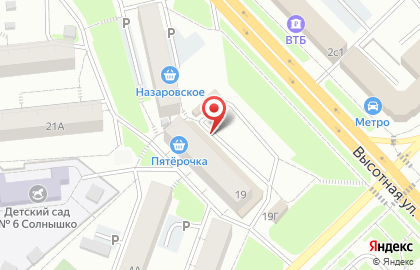 Spar на Высотной улице на карте