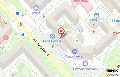 Мастерская по изготовлению ключей в Советском районе на карте