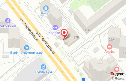 Торгово-сервисная фирма Всёдлясотовых на улице Чичерина, 37б на карте