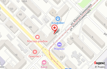 Салон-парикмахерская Милана в Железнодорожном районе на карте