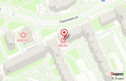 Медицинский центр МедЛайн в Санкт-Петербурге на карте