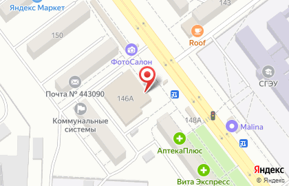 Кафе Белый рояль на улице Советской Армии на карте