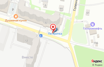 Универсам Пятёрочка на Славянском проспекте на карте
