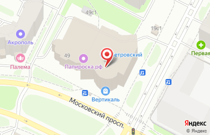Барбершоп PRIDE на Московском проспекте на карте