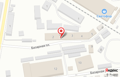 Торговый дом Промтехснаб на Базарной площади на карте