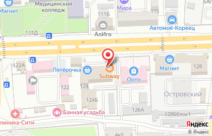 Интернет-магазин Лабиринт.ру на улице Николая Островского на карте