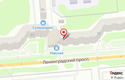 Студия красоты Вивальди на Ленинградском проспекте на карте