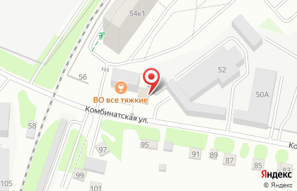 Продуктовый магазин Суворова на Комбинатской улице на карте