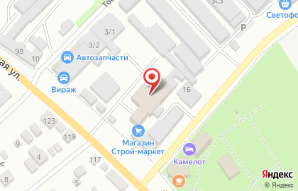 Автостоянка в Ставрополе на карте