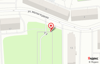Автостоянка в Архангельске на карте