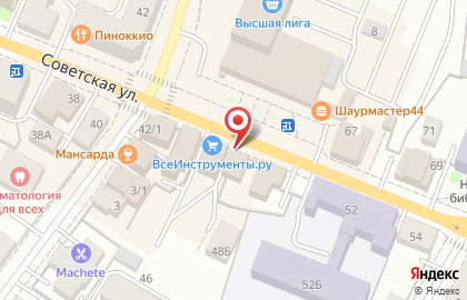 Парикмахерская Лилия на Советской улице на карте