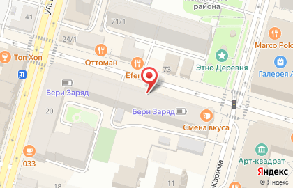 Магазин 69 den на улице Чернышевского на карте