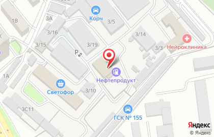 Компания Авторем на карте