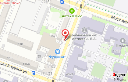 Агентство Робинзон на Московской улице на карте