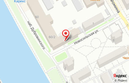 Салон-парикмахерская Фортуна на набережной Дубровинского на карте