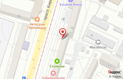 Магазин сантехники Акватория на проспекте Кирова на карте