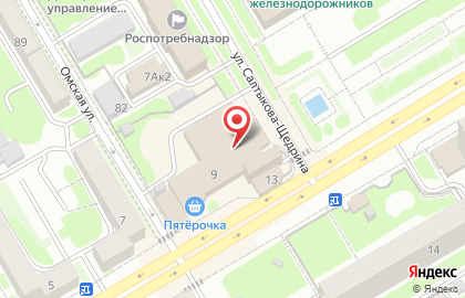 Ювелирный магазин в Новосибирске на карте