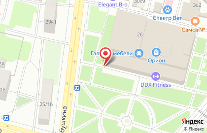 Фитнес-клуб DDX Fitness на метро Бабушкинская на карте