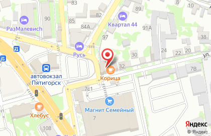 Магазин Корица на улице Дзержинского на карте