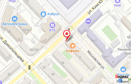 Городская аптека на Московской улице на карте