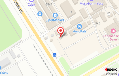 Киоск по продаже фруктов и овощей в Санкт-Петербурге на карте
