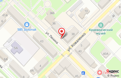 Фирменный магазин Крестьянское хозяйство на улице Ленина на карте