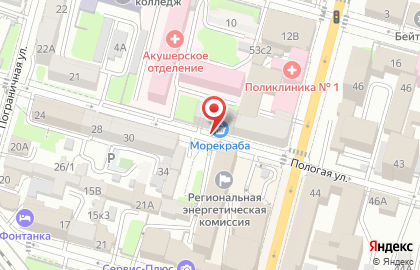 Магазин морепродуктов Morecraba на карте