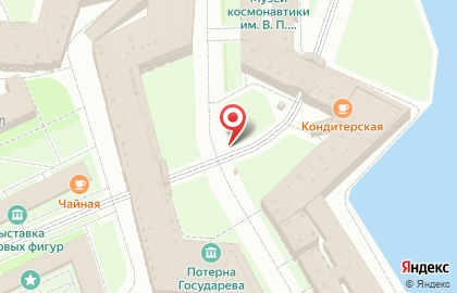 Киоск по продаже хлебобулочных изделий в Петроградском районе на карте
