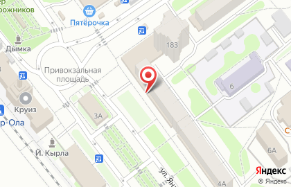 Магазин кондитерских изделий Сладкий мир на улице Яналова на карте