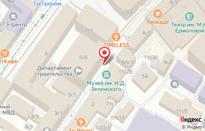 Департамент градостроительной политики г. Москвы на карте