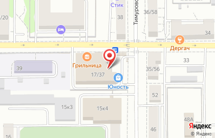 Юридический кабинет Прошко Н.А. на Тимуровской улице на карте