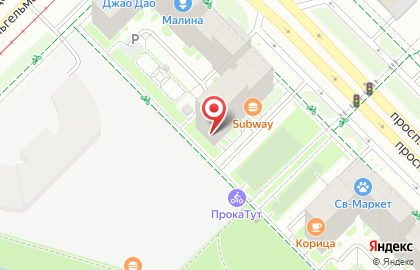 Нейл-центр Barbaris на проспекте Академика Сахарова на карте