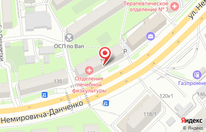 Служба доставки суши и пиццы Империя восходящего солнца на улице Немировича-Данченко на карте