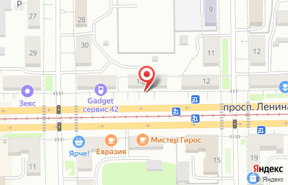 Позитив на проспекте Ленина на карте
