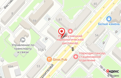 ИнтелКом на проспекте Строителей на карте