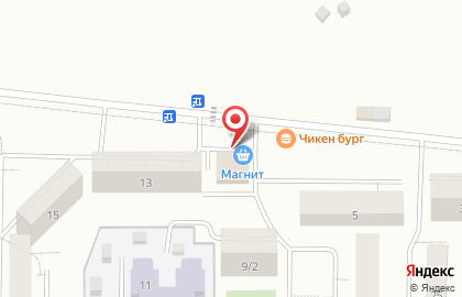 Супермаркет Магнит в Саранске на карте