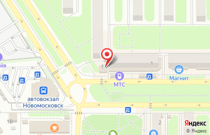 Салон сотовой связи Связной на Комсомольской улице в Новомосковске на карте