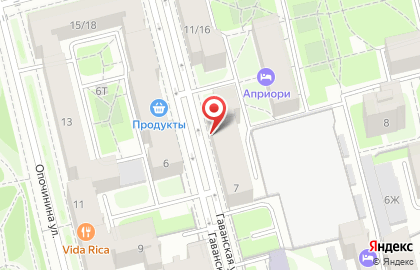 Ресторан Оазис в Василеостровском районе на карте
