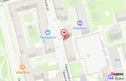 Продуктовый магазин в Санкт-Петербурге на карте