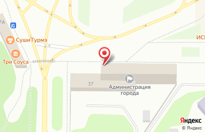Совет депутатов города Мончегорск с подведомственной территорией на карте
