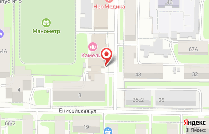 Сауна Камелия на Новгородской улице на карте