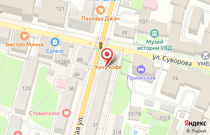 Киоск по ремонту обуви на Московской улице на карте