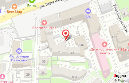 Бизнес Форвард на улице Максима Горького на карте