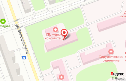 Г. Дубна при цгб на карте