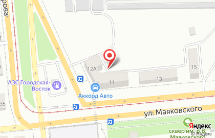 МОТОР на улице Маяковского на карте