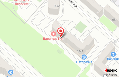 Студия ухода за лицом и телом dar Dary на проспекте Комарова на карте