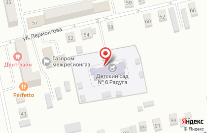 Таврический детский сад №6 Радуга на карте