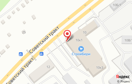 Магазин строительно-отделочных материалов Стройбери в Кирове на карте